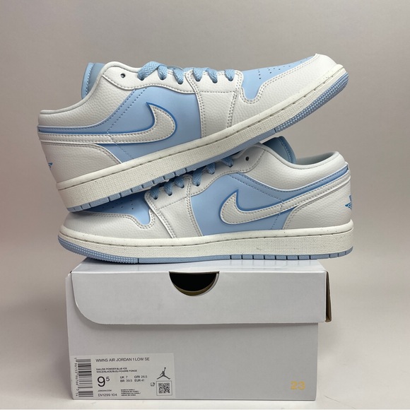 Nike Air Jordan 1 Retro Low WMNS “Powder Blue/Ice Blue” 2023 - Picture 3 of 4